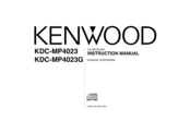 Kenwood KDC-MP4023 Instruction Manual
