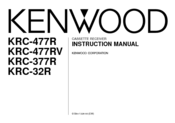 Kenwood KRC-477R<u>/RV</u> Instruction Manual