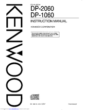 Kenwood DP-2060 Instruction Manual