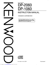 Kenwood DP-1060 Instruction Manual