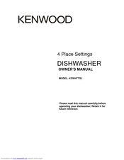 Kenwood KDW4TTSL Owner's Manual