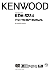 Kenwood KDV-5234 Instruction Manual