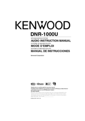 Kenwood DNR-1000U Instruction Manual