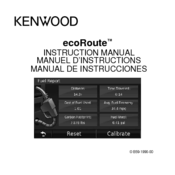 Kenwood ecoRoute Instruction Manual