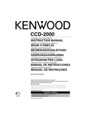 Kenwood CCD-2000 Instruction Manual