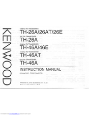 Kenwood TH-66AT Instruction Manual
