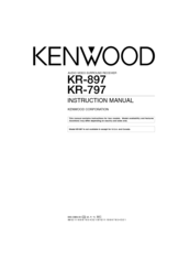 Kenwood KR-797 Instruction Manual