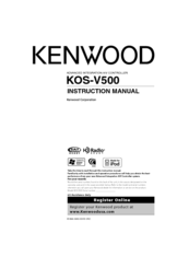 Kenwood KNA-DV2600 Instruction Manual