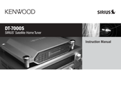Kenwood DT-7000S - Sirius Satellite Radio Tuner Instruction Manual