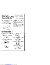 Kenwood SRC-603 Assembly Instructions