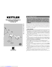 Kettler 8321-400 Assembly Instructions Manual