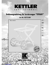Kettler TIFFANY 03772-000 Operating Instructions Manual