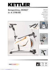 Kettler ERGORACE 07988-880 Assembly Instructions Manual