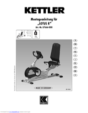 Kettler LOTUS R 07666-000 Assembly Instructions Manual