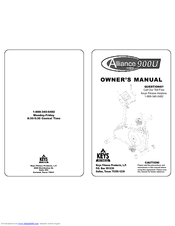 Keys Fitness Alliance 900U Owner's Manual