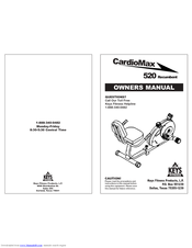 Keys Fitness CardioMax 520 Recumbent Owner's Manual