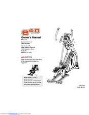 Keys Fitness KF-E4.0 Owner's Manual