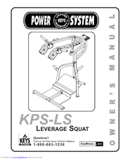 Keys Fitness Leverage Squat KPS-LS Owner's Manual