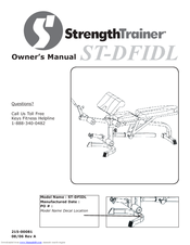 Keys Fitness STRENGTH TRAINER ST-DFIDL Owner's Manual