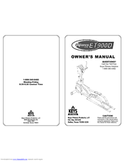 Keys Fitness Alliance ET900D Owner's Manual