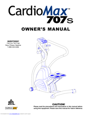 Keys Fitness CardioMax 707S Owner's Manual