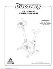 Keys Fitness Discovery 5.2 Upright Owner's Manual