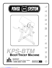 Keys Fitness Power System KPS-BTM Owner's Manual
