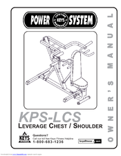 Keys Fitness Power System KPS-LCS Owner's Manual