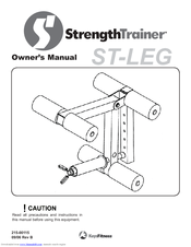 Keys Fitness Strength Trainer ST-LEG Owner's Manual