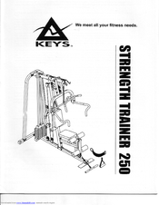 Keys Fitness Strength Trainer 250 Owner's Manual