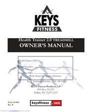 Keys Fitness HT2-0 Owner's Manual