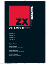 Kicker ZX750.1 Manuals | ManualsLib