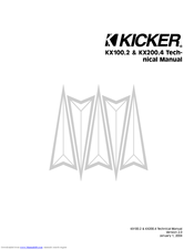 Kicker KX200.4 Technical Manual