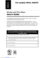 Kidde 916 User Manual
