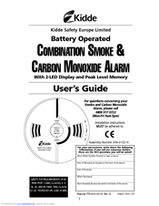 Kidde SMOKE AND CARBON MONOXIDE ALARM User Manual