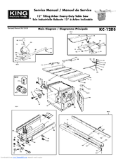 King Industrial KC-12DS Service Manual