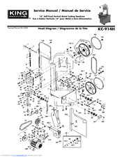 King Canada KC-914H Service Manual & Parts List