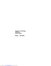 Kingston Technology MCMASTER MC133PD User Manual