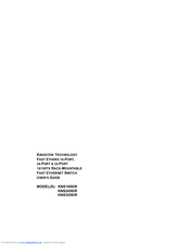Kingston Technology Kingston Fast EtheRx KNS1650/R User Manual
