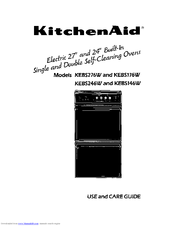 KitchenAid KEBS176W Use And Care Manual