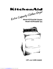 Kitchenaid KEYE660W Use And Care Manual