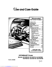 KitchenAid KGYW870B Use And Care Manual