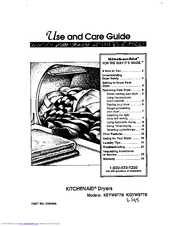 KitchenAid KEYW977B Use And Care Manual
