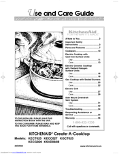 KitchenAid KECT025 Use And Care Manual