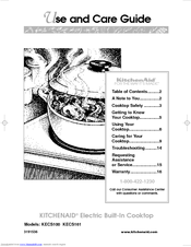 KitchenAid KECS161 Use And Care Manual