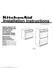 Kitchenaid Double Oven Installation Instructions