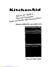 KitchenAid KEBS177X Use And Care Manual