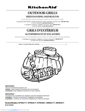 KitchenAid KFRS271TSS - 27 Inch LP Gas Grill Installation Instructions And Use & Care Manual