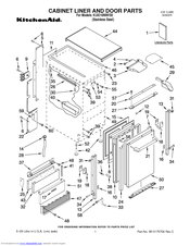 KitchenAid KUIO18NNVS0 Parts List