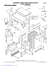 KitchenAid KUIO18NNVS1 Parts List